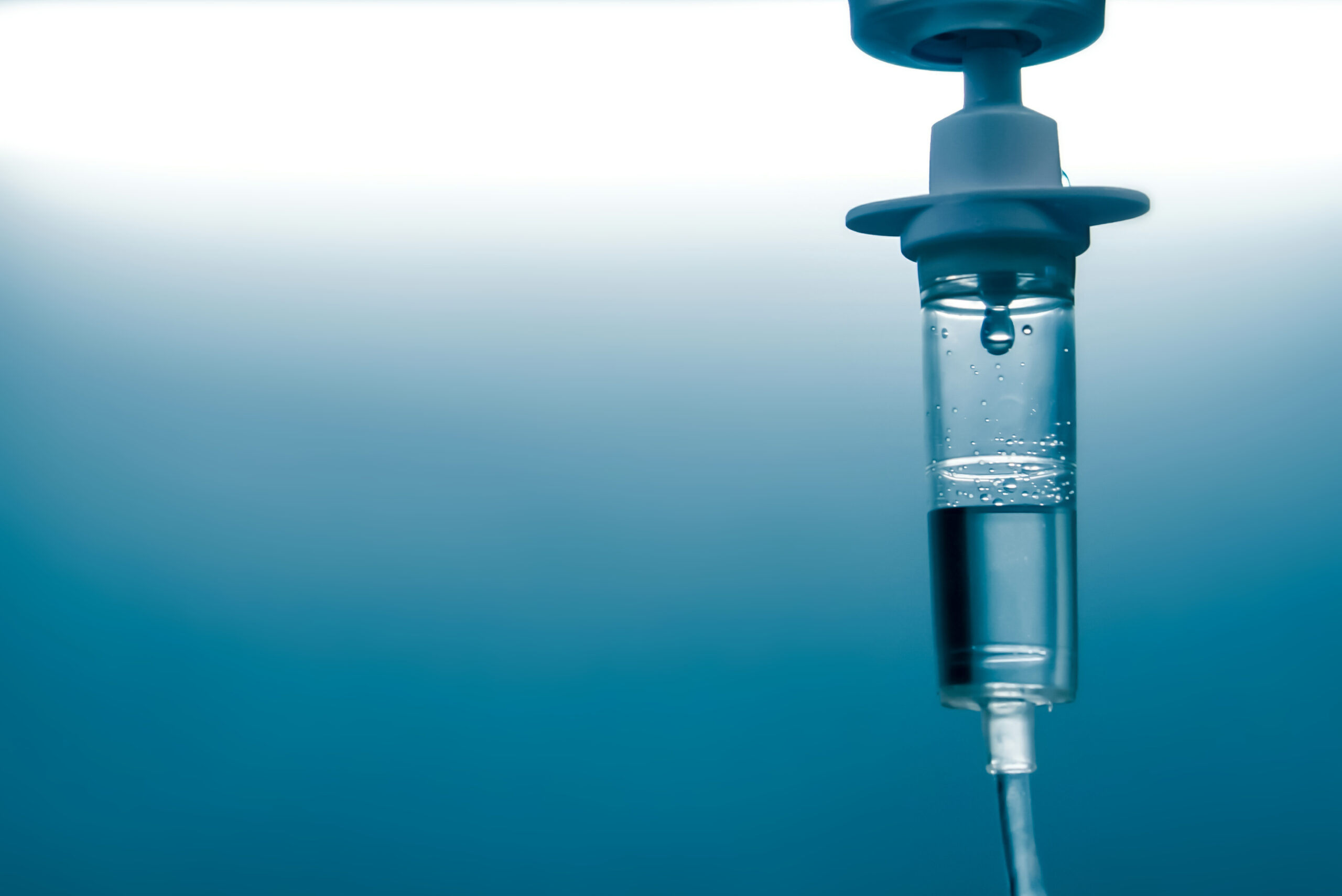 Patient receiving IV sedation dentistry care